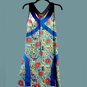 NWOT Apsana Floral Multicolor Sleeveless Dress